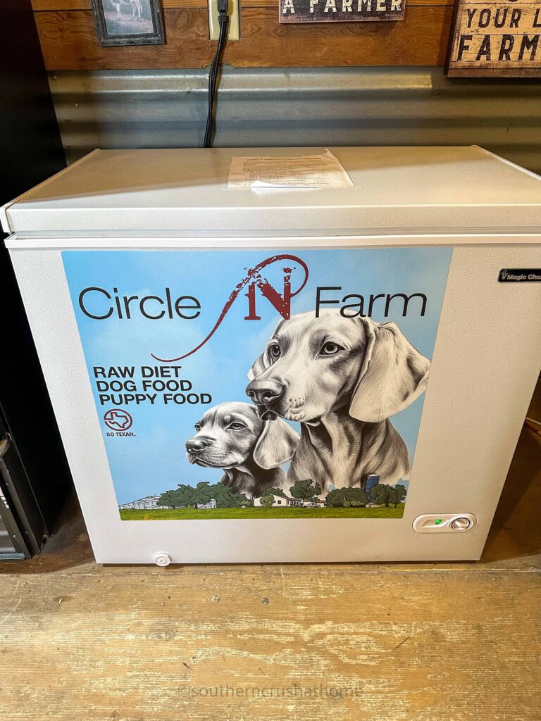 Circle N Dairy fresh dog food