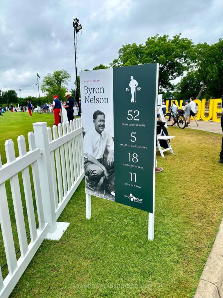 Byron Nelson Golf Tournament Sign