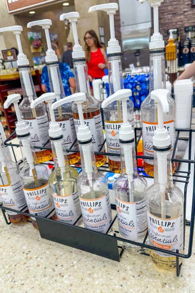 coffee syrups at bucees