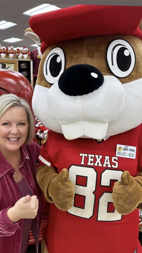 Melanie with Buc-ee