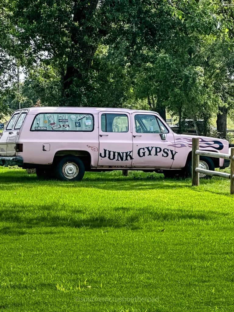 junk gypsy pink truck