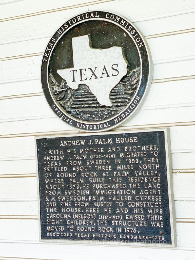 Andrew J. Palm House historical marker