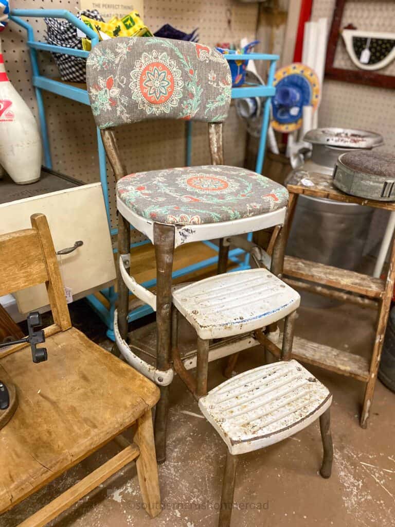 vintage step stool