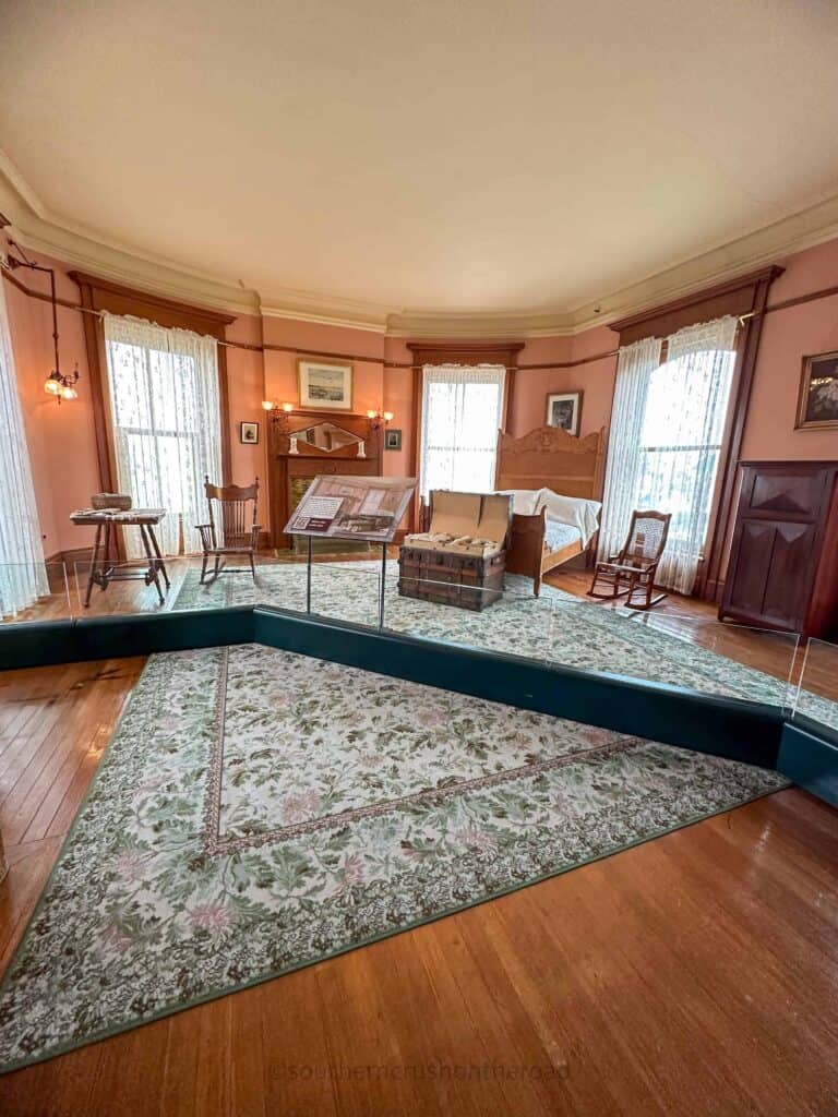 bedroom at moody mansion