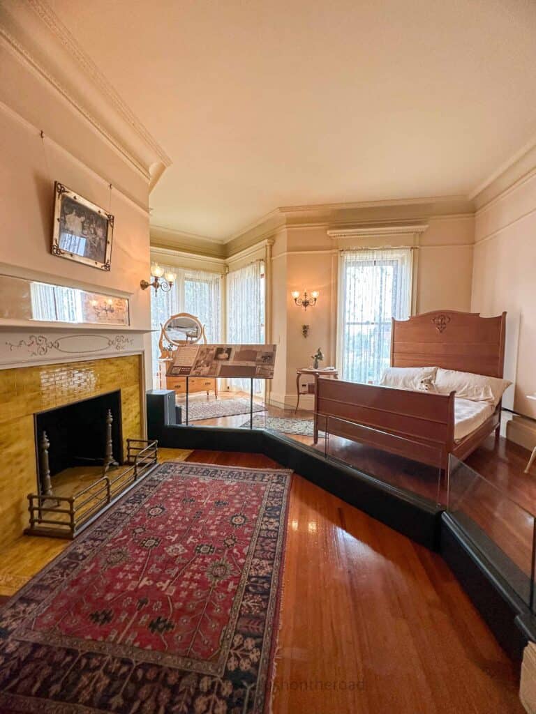 bedroom at moody mansion