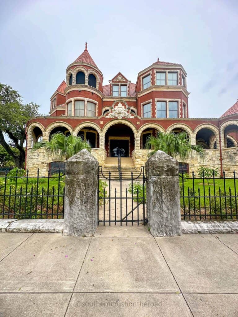 front of moody mansion