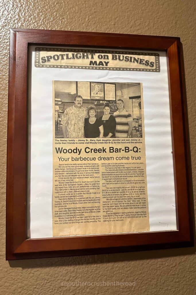 woody creek bbq