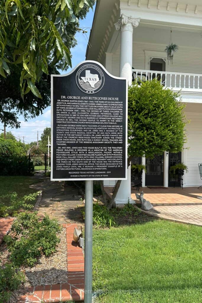 historical home in springtown tx