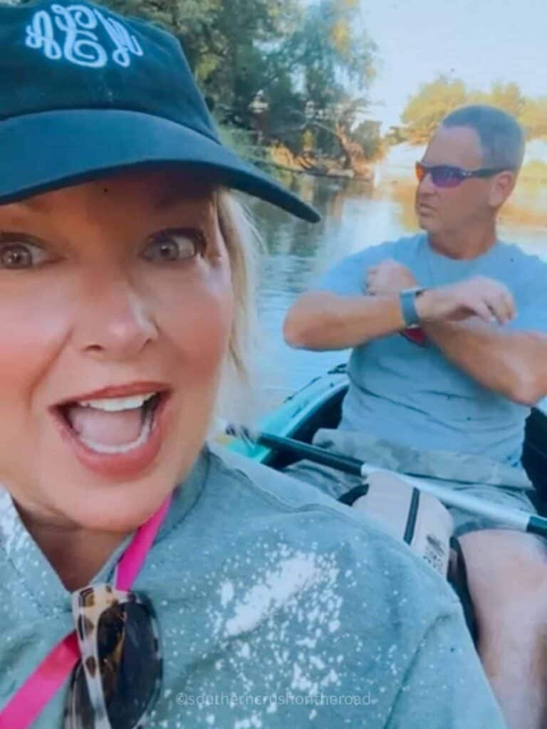 kayaking on the trinity river in tx