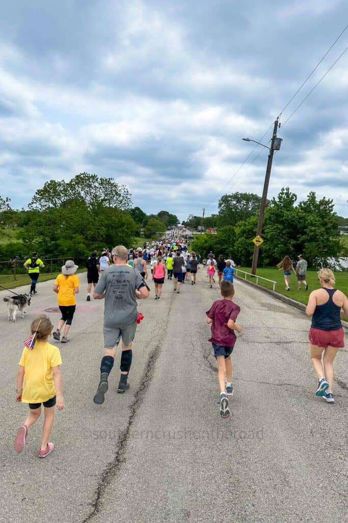 running the Germanfest 5k Fun Run